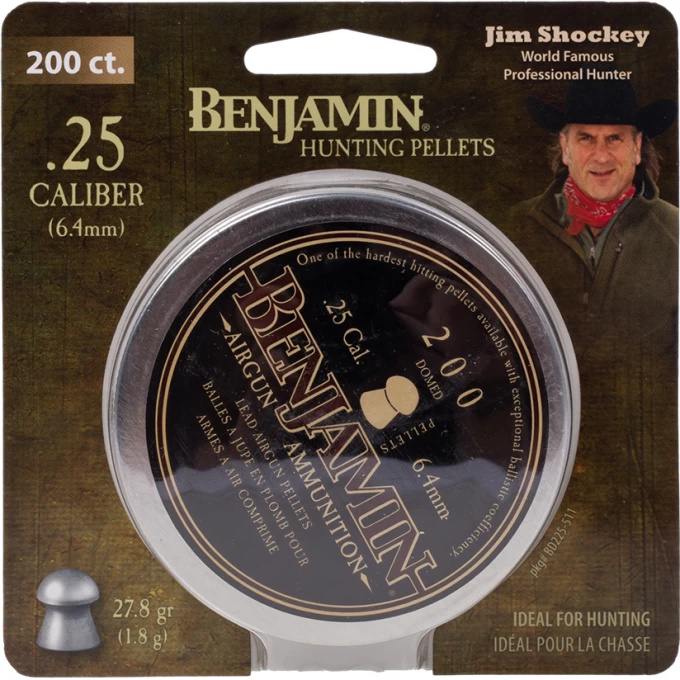 Пуля пневматическая BENJAMIN DISCOVERY DOMED 6,35мм, 1,8гр (200 шт.) 00020282 Пуля пневматическая BENJAMIN DISCOVERY DOMED 6,35мм, 1,8гр (200 шт.) 00020282